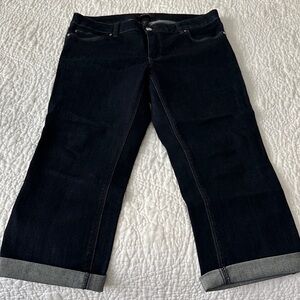 White House Black Market Dark Ankle Jeans - 8